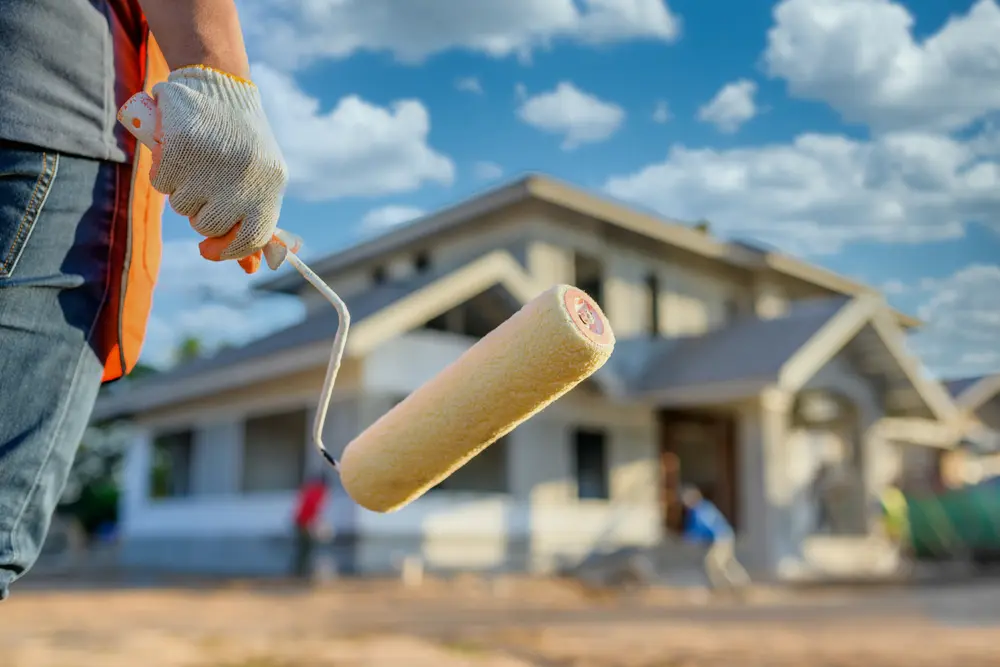 Professional home coating team