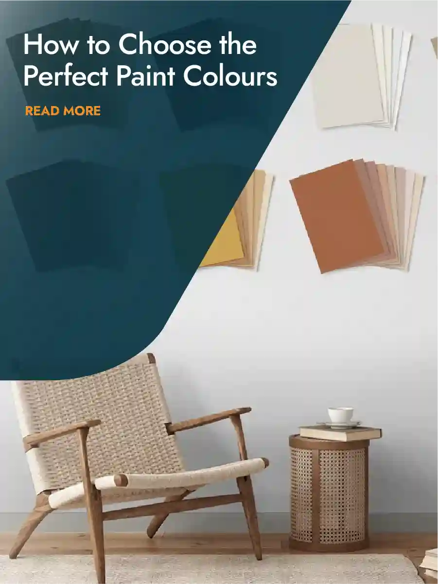 Paint colour samples for choosing the perfect paint colours